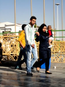 Pilgrims and People around the Holy shrine of Imam Reza at Niruz days - Mashhad - Khorasan - Iran 069
