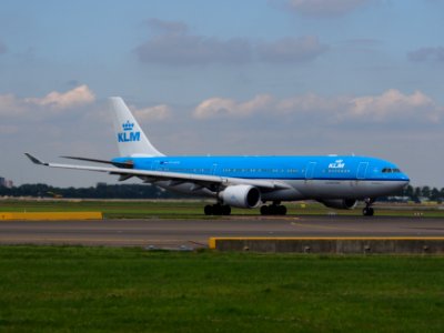 PH-AOD KLM Royal Dutch Airlines Airbus A330-203 taxiing at Schiphol (AMS - EHAM), The Netherlands, 18may2014, pic-1 photo