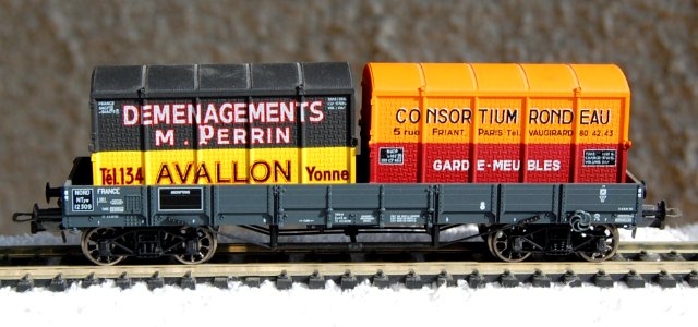 Plat à bogies SNCF