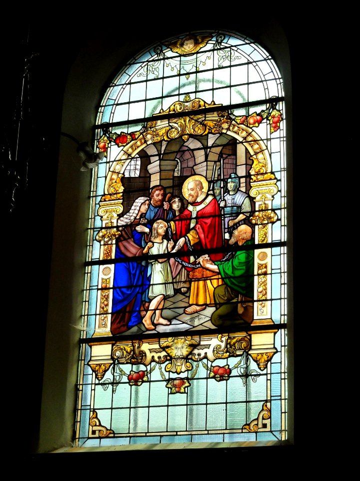 Pexonne (M-et-M) église, vitrail 03