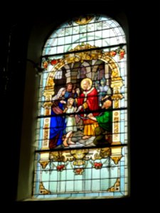 Pexonne (M-et-M) église, vitrail 03