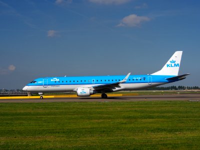 PH-EXB KLM Embraer 190 taxiing at Schiphol (AMS - EHAM), The Netherlands, 17may2014, pic-3 photo