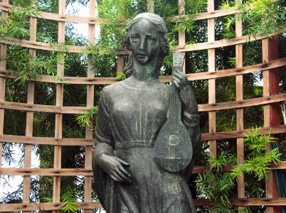 Phipps Conservatory Broderie Room, Maiden Statue 3 by Edmund Amateis, 2015-10-24, 03