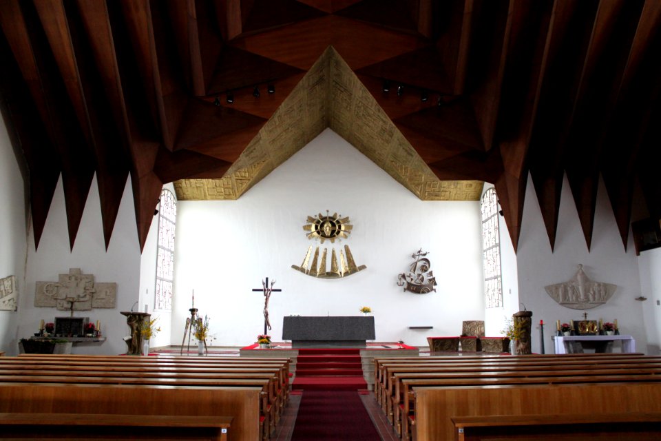 Pfarrkirche St. Georg Traunstein Innen 1