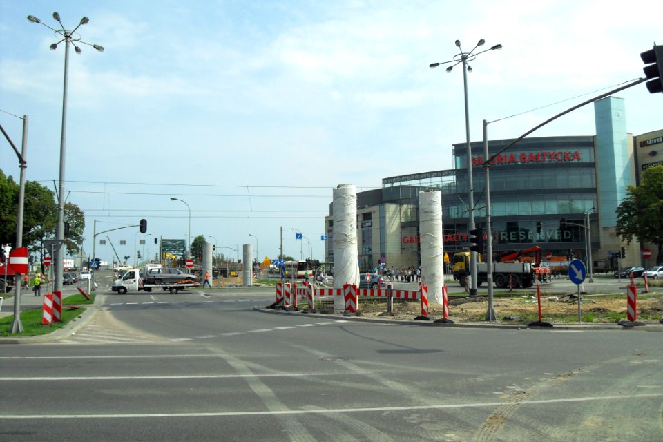 Słowackiego Street new viaduct in Gdańsk Wrzeszcz – August 2011