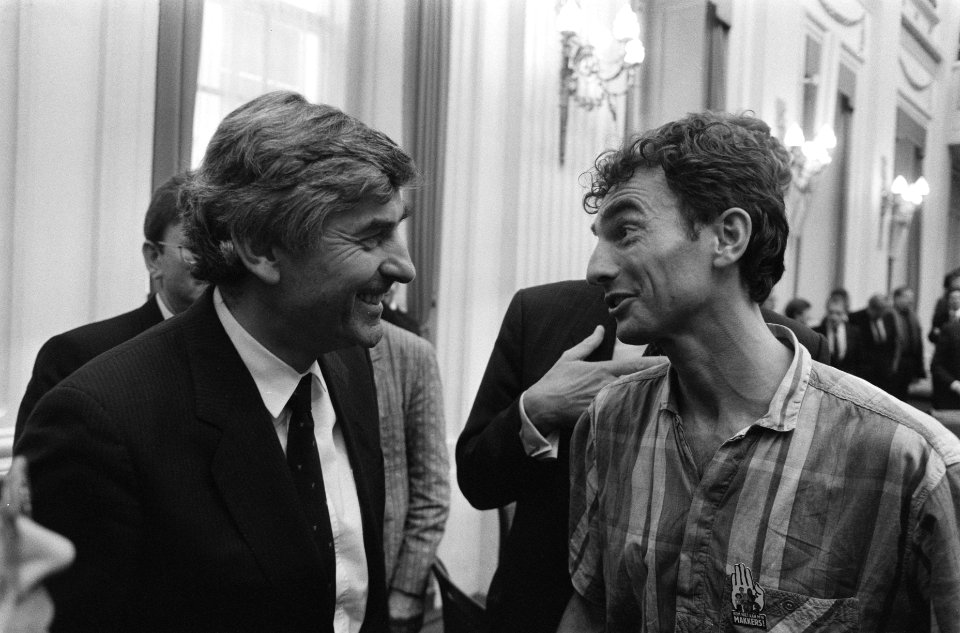 Ruud Lubbers en Paul Rosenmöller (r), Bestanddeelnr 934-5002