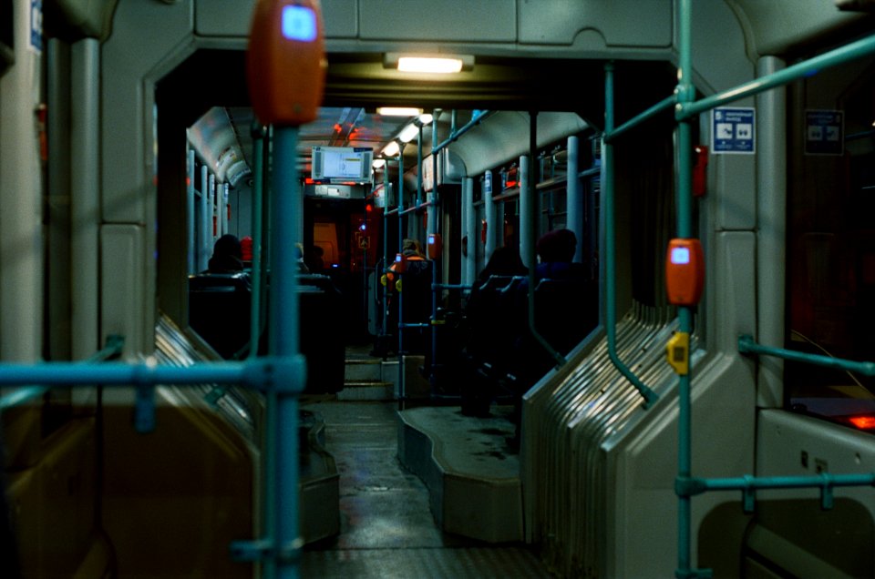Saint-Petersburg tram LVS-2005 interior