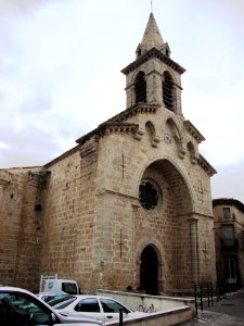 Saint-Félix-de-Lodez (Hérault, Fr) église, façade