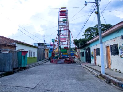 Rueda Ferris en San Bartolome Perulapia Cuscatlan El Salvador