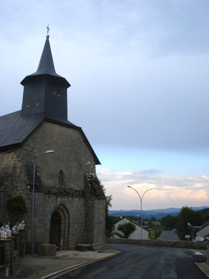 Saint-Priest-la-Feuille (Creuse, Fr), l'église