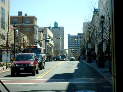 Rutgers University New Brunswick downtown College Avenue view street scene