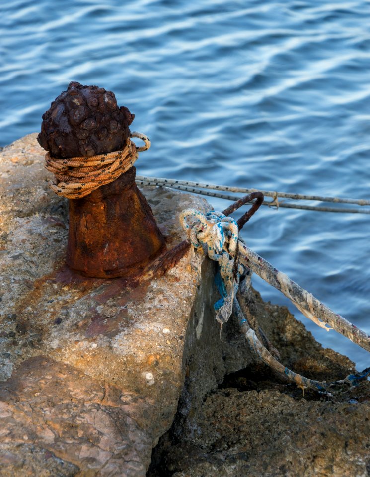 Rusty mooring, Aghios Minas, Chalkida, Greece