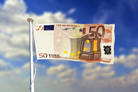 Flag europe currency