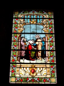 Saint-Algis (Aisne) église, vitrail 02