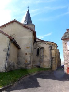 Saint-Priest-des-Champs (Puy-de-Dôme) église, chevet