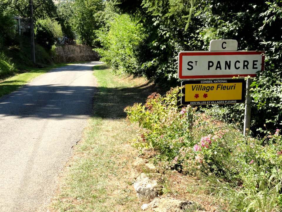Saint-Pancré (Meurthe-et-M.) city limit sign