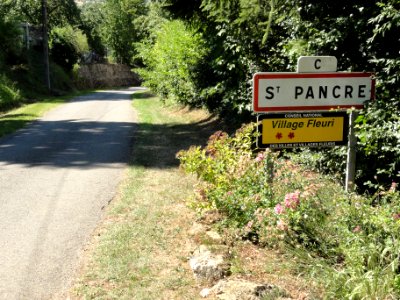 Saint-Pancré (Meurthe-et-M.) city limit sign