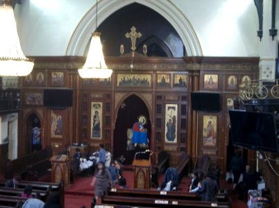 Saint Mark's Coptic Orthodox Church sanctuary