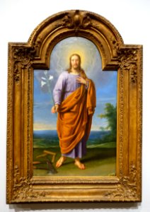 Saint Joseph by Philippe de Champaigne, c. 1650, oil on copper - Fogg Art Museum, Harvard University - DSC02065