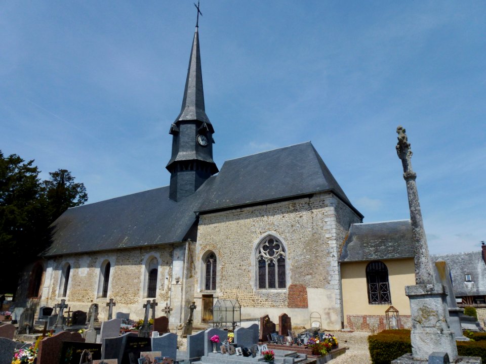 Saint-Victor-d'Épine (Eure, Fr) église Saint-Victor