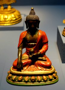 Sakyamuni Buddha, Mongolia, 16th-17th century AD, bronze - Linden-Museum - Stuttgart, Germany - DSC03645 photo