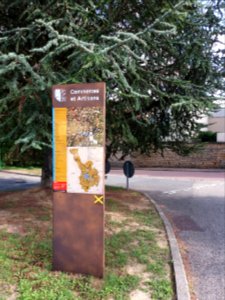 Saint-Cyr-au-Mont-d'Or - Plan sur le parking du Parc de la Mairie