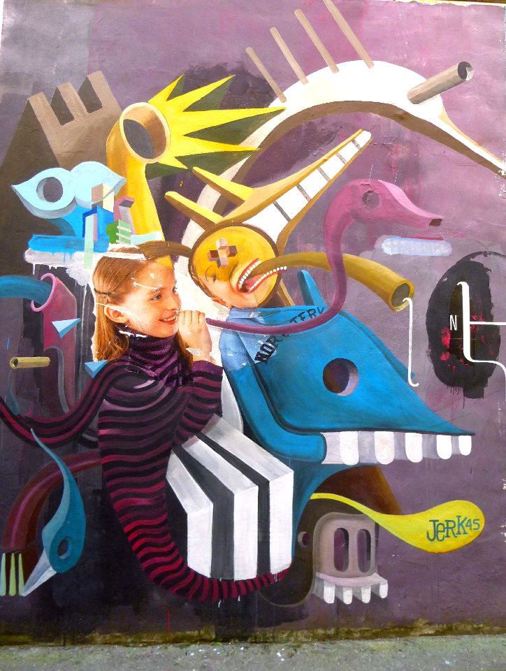 San Sebastián - arte urbano en el escondido callejón de Mundaiz 8 (13)
