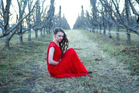 Outdoors beautiful girl