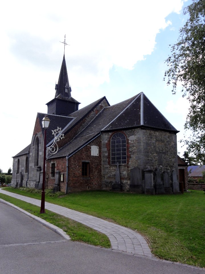 Saint-Remy-Chaussée (Nord, Fr) église, chevet