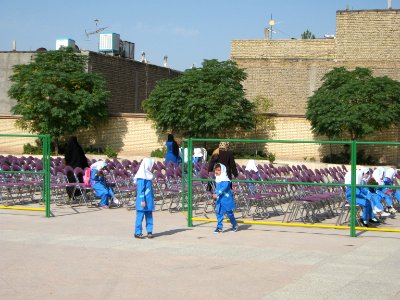 Sama Kindergarten and Elementary School - First day of Iranian new education year - for Kindergarten students and elementary school newcomers - Qods zone(town) - city of Nishapur 008