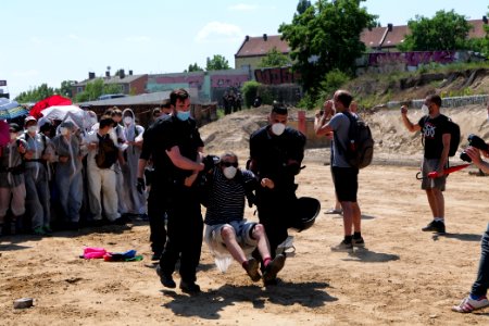 Sand im Getriebe protest A100 Treptower Park 2021-06-05 130