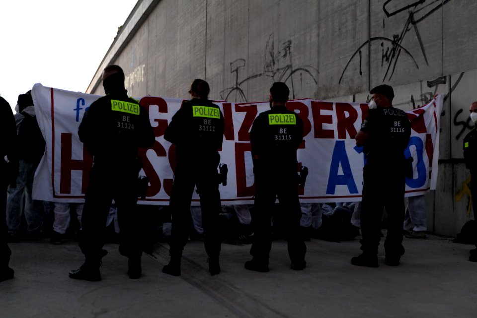 Sand im Getriebe protest A100 Sonnenallee 2021-06-05 34