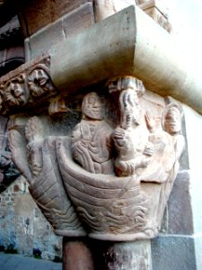 San Juan de la Peña - Monasterio Viejo, capiteles del claustro 09