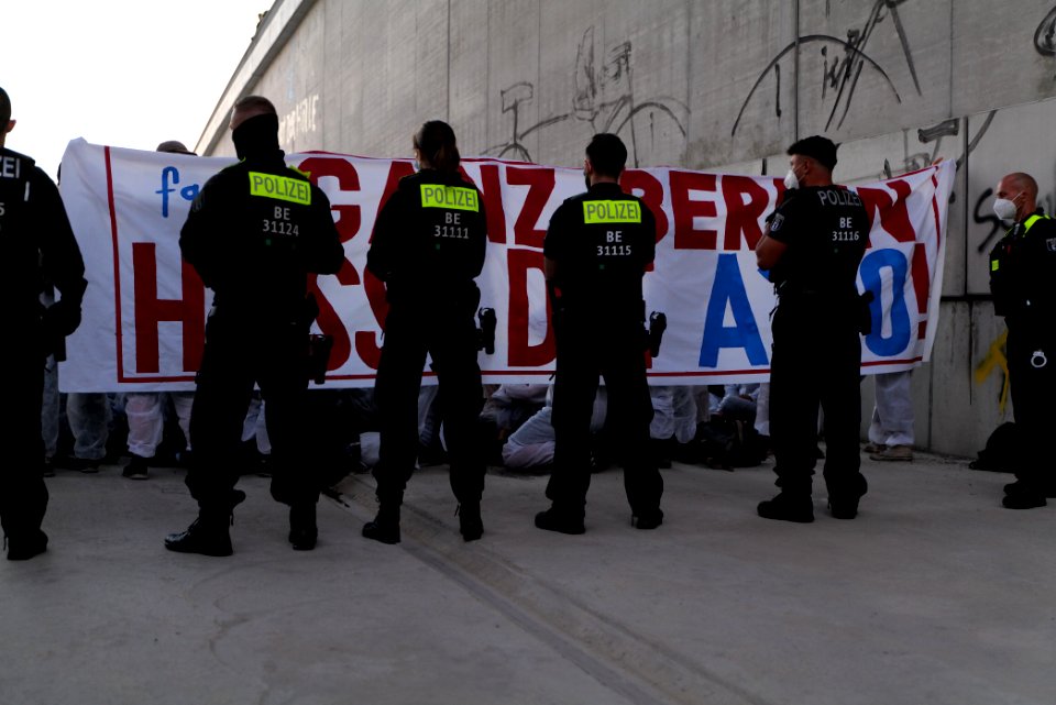 Sand im Getriebe protest A100 Sonnenallee 2021-06-05 33