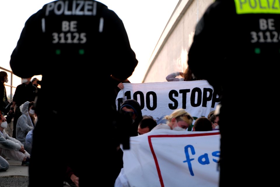 Sand im Getriebe protest A100 Sonnenallee 2021-06-05 27