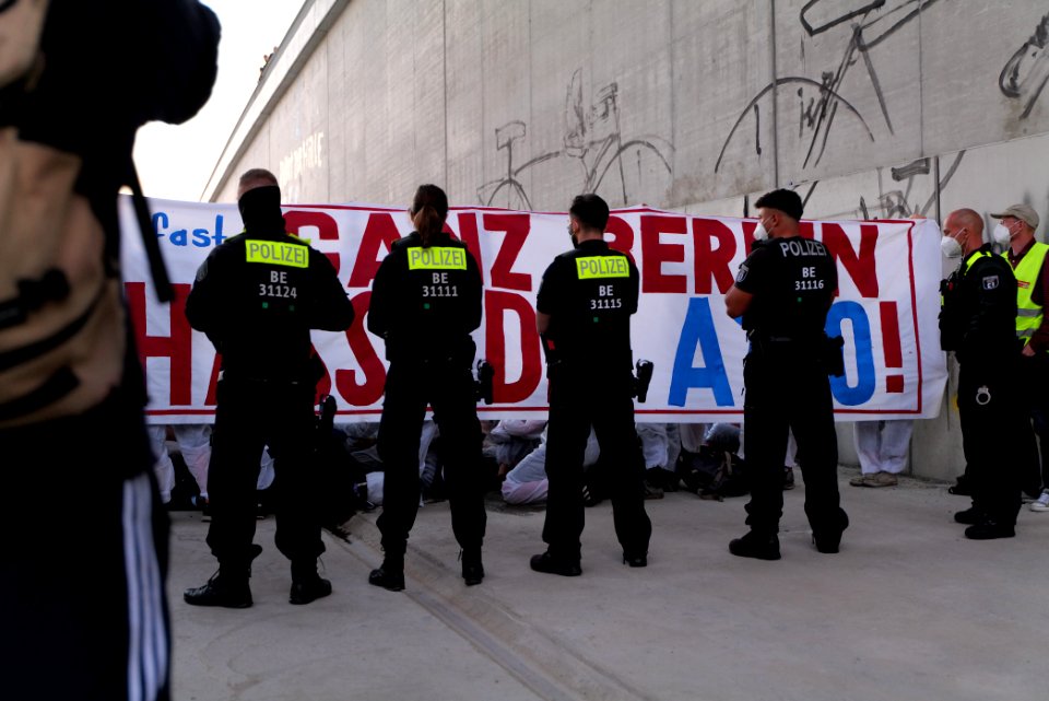 Sand im Getriebe protest A100 Sonnenallee 2021-06-05 31