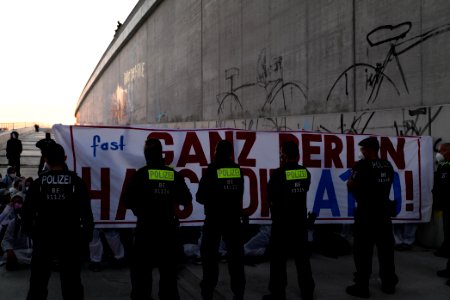 Sand im Getriebe protest A100 Sonnenallee 2021-06-05 29