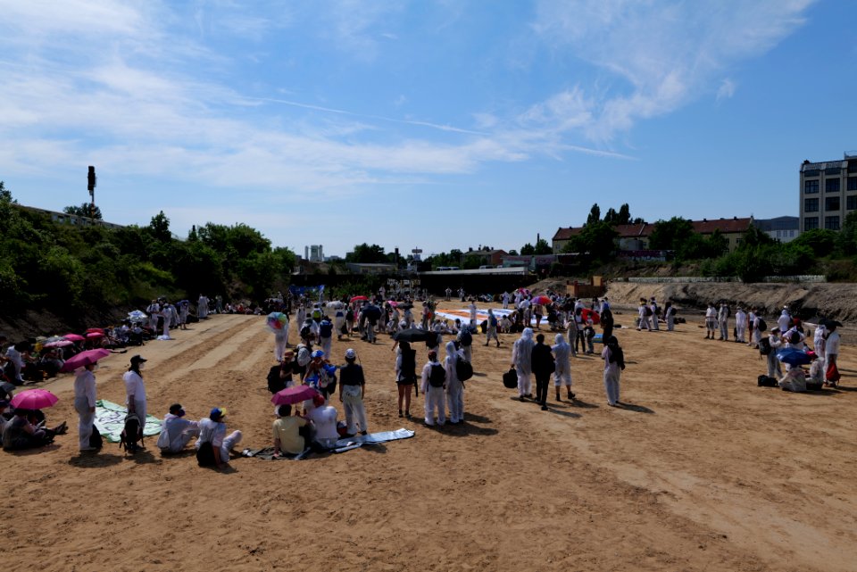 Sand im Getriebe protest A100 Treptower Park 2021-06-05 87