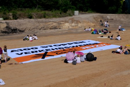 Sand im Getriebe protest A100 Treptower Park 2021-06-05 51
