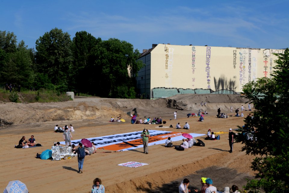Sand im Getriebe protest A100 Treptower Park 2021-06-05 42