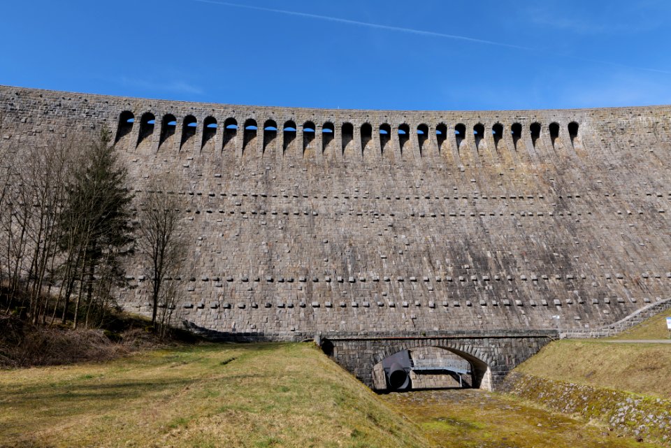 Schwarzenbachtalsperre dam 2020-03-15 16