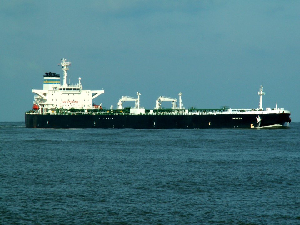 Sarpen p2 approaching Port of Rotterdam, Holland 12-Mar-2006