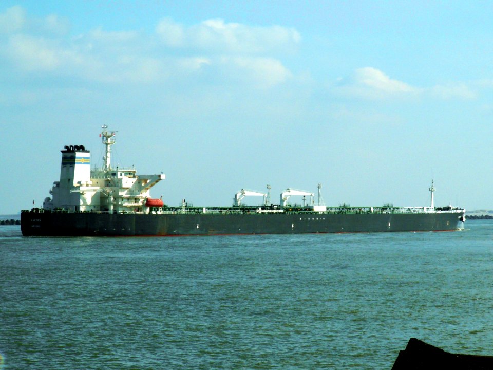Sarpen p6 approaching Port of Rotterdam, Holland 12-Mar-2006