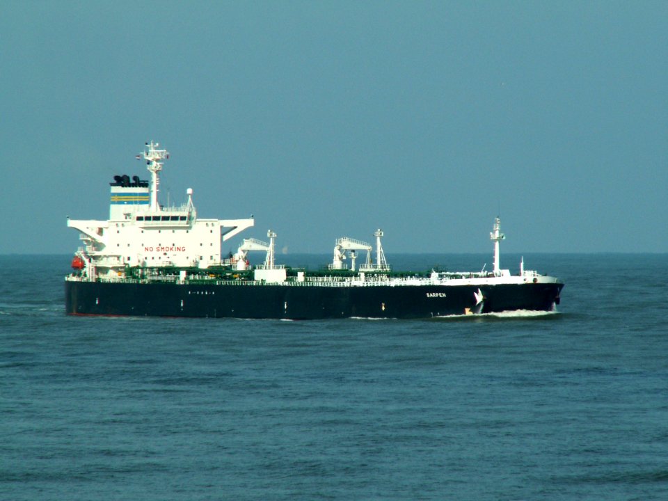 Sarpen IMO 9238052 approaching Port of Rotterdam, Holland 12-Mar-2006