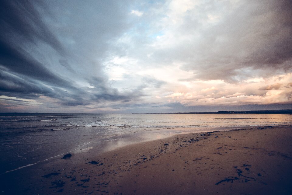 Waves nature sand