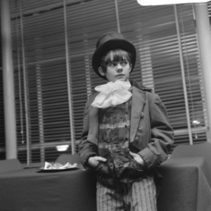 Serie. Jack Wild (Dodger in film Oliver) tijdens persconferentie in bioscoop D, Bestanddeelnr 921-8848