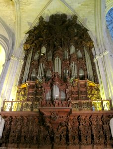 Sevilla Kathedrale Epistelorgel