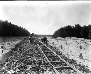 Serie in Zandvoort opdracht BAtavus Herstel spoorbaan, Bestanddeelnr 902-6410