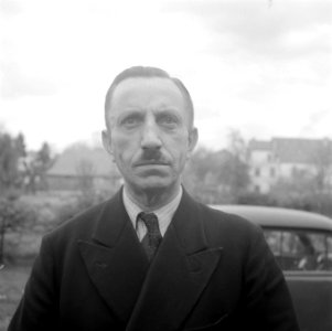 Serie grenscorrectie Duitsland. Kop met Hitlersnor, Bestanddeelnr 902-6949