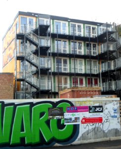 Shipping Container Houses, New England Road, Brighton (December 2013) (5)